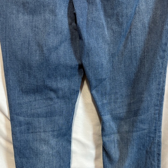 JustFab Distressed Skinny Blue Jeans - Picture 7 of 9